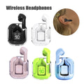 New Mini Transparent Wireless Bluetooth Headset Digital Display ENC Noise Reduction True Wireless Sports Music 1