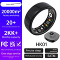 Smart Ring Heart Rate Blood Oxygen Sleep Monitor Step Counter & Female Cycle Tracker 3