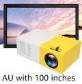 Portable Projector 3D Hd Led Home Theater Cinema HDMI-compatible Usb Audio Projector Yg300 Mini Projector 6