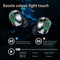 YD03 Wireless Bluetooth-compatible Headset TWS Large Screen Smart Digital Display In Ear Breathing Light 3