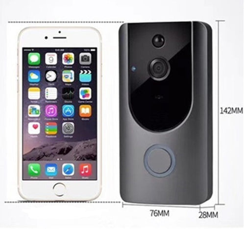 Smart WiFi Video Doorbell Camera Visual Intercom With Chime Night Vision IP Door Bell Wireless Security Camera - alt