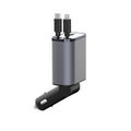Metal Car Charger 100W Super Fast Charging Car Cigarette Lighter USB And TYPE-C Adapter 6
