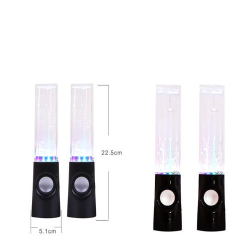 Dancing Water Speaker LED Light Fountain Speaker Family Party - alt