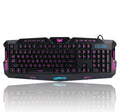 J10 tricolor backlight wired gaming keyboard set colorful luminous gaming mouse keyboard Russian keyboard 4