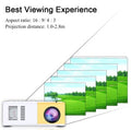 Portable Projector 3D Hd Led Home Theater Cinema HDMI-compatible Usb Audio Projector Yg300 Mini Projector 3