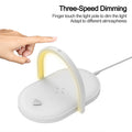 3 In 1 Foldable Wireless Charger Night Light Wireless Charging Station Stonego LED Reading Table Lamp 15W Fast Charging Light 6