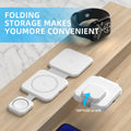 3 In 1 Magnetic Foldable Wireless Charger Charging Station Multi-device Folding Cell Phone Wireless Charger Gadgets 2