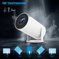 HY300 Pro Projector Home Theater Entertainment Portable Small Projector 4