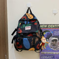 High School And College Student Mori Style Contrast Color Travel Backpack 3