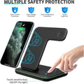 Compatible Mobile Phone Watch Earphone Wireless Charger 3 In 1 Wireless Charger Stand 4