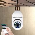 WiFi CAMERA 1080P Bulb 4X Zoom Camera E27 Home 5GWiFi Alarm Monitor 5