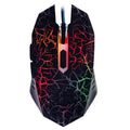 J10 tricolor backlight wired gaming keyboard set colorful luminous gaming mouse keyboard Russian keyboard 6