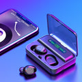 Multifunction Bluetooth Headset Binaural Movement Power Bank Phone Support 3