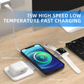 3 In 1 Magnetic Foldable Wireless Charger Charging Station Multi-device Folding Cell Phone Wireless Charger Gadgets 3