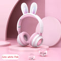 Rabbit Ear Headphones Wireless Luminous Extendable Wheat Headphones 6