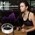 Smart Ring Health Tracker Fitness Sleep Stress HRV Tracker With Charging Case Magnetic Charging Cable For Women & Men Compatible With IOS & Android 7-Day Battery Life Size7 Size8 Size9 Size10 4