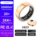 Smart Ring Heart Rate Blood Oxygen Sleep Monitor Step Counter & Female Cycle Tracker 4
