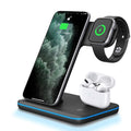 Compatible Mobile Phone Watch Earphone Wireless Charger 3 In 1 Wireless Charger Stand 3