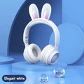 Rabbit Ear Headphones Wireless Luminous Extendable Wheat Headphones 1