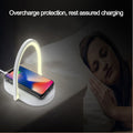 3 In 1 Foldable Wireless Charger Night Light Wireless Charging Station Stonego LED Reading Table Lamp 15W Fast Charging Light 3