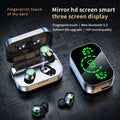 YD03 Wireless Bluetooth-compatible Headset TWS Large Screen Smart Digital Display In Ear Breathing Light 1