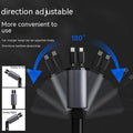 Metal Car Charger 100W Super Fast Charging Car Cigarette Lighter USB And TYPE-C Adapter 3