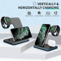 Compatible Mobile Phone Watch Earphone Wireless Charger 3 In 1 Wireless Charger Stand 2