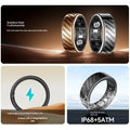 SY02 Smart Ring Heart Rate Blood Oxygen Sleep Monitoring HRV Heart Rate Variability And Stress Level Tracking 2